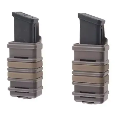 Alternative view of Zestaw 2 ładownic FAST (poprzeczne) na magazynki pistoletowe - dark earth