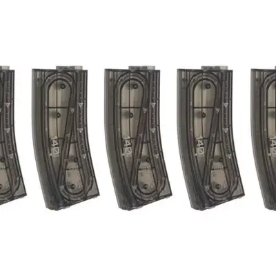 asgbox.pl - Zestaw 5 transparentnych magazynków Mid-Cap 140 kulek