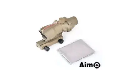 Replika lunety ACOG 4X32C (z podświetleniem światłowodowym) - tan - obrazek 3