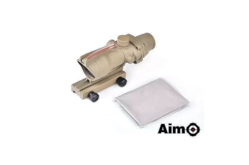 Replika lunety ACOG 4X32C (z podświetleniem światłowodowym) - tan AMO-10-013656-00 asgbox.pl Replika lunety ACOG 4X32C (z podświetleniem światłowodowym) - tan - obrazek 4