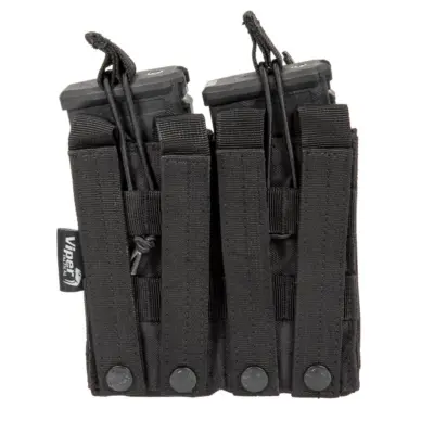 Podwójna ładownica na 4 magazynki typu M4/M16 - czarna VIP-19-030471-00 asgbox.pl