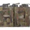 Potrójna ładownica Open Top na magazynki M4/M16 + pistoletowe - Multicam OD-G-EME-19-020196-00 asgbox.pl