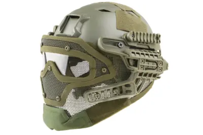 Replika Hełmu FAST Gunner (BJ) - Olive Drab - obrazek 3