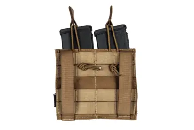 Podwójna ładownica MOLLE na 2 magazynki typu M4/M16 - Tan - obrazek 2