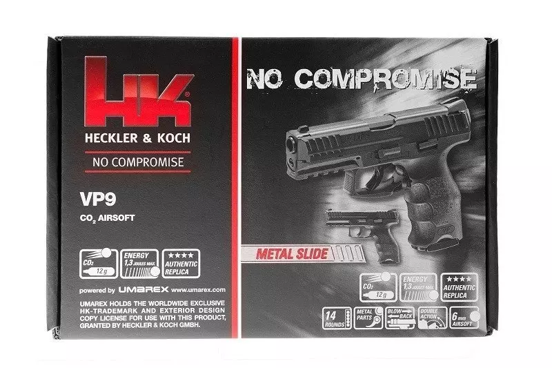 Replika pistoletu Heckler&Koch VP9 CO2 OD-G-UMA-02-021839-00 asgbox.pl Replika pistoletu Heckler&Koch VP9 CO2 - obrazek 3