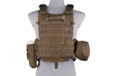 Kamizelka Taktyczna typu 94K Plate Carrier M4 - Coyote Brown - obrazek 4