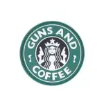 asgbox.pl - Naszywka 3D – Guns and Coffee