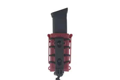 Ładownica softshell na magazynki pistoletowe - czerwona - obrazek 2