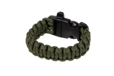 Bransoletka survivalowa (fastex) - olive drab - obrazek 2