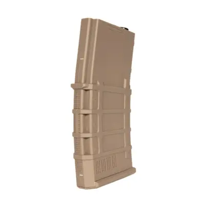 asgbox.pl - Polimerowy magazynek mid-cap 120 kulek do replik M4/M16 - tan