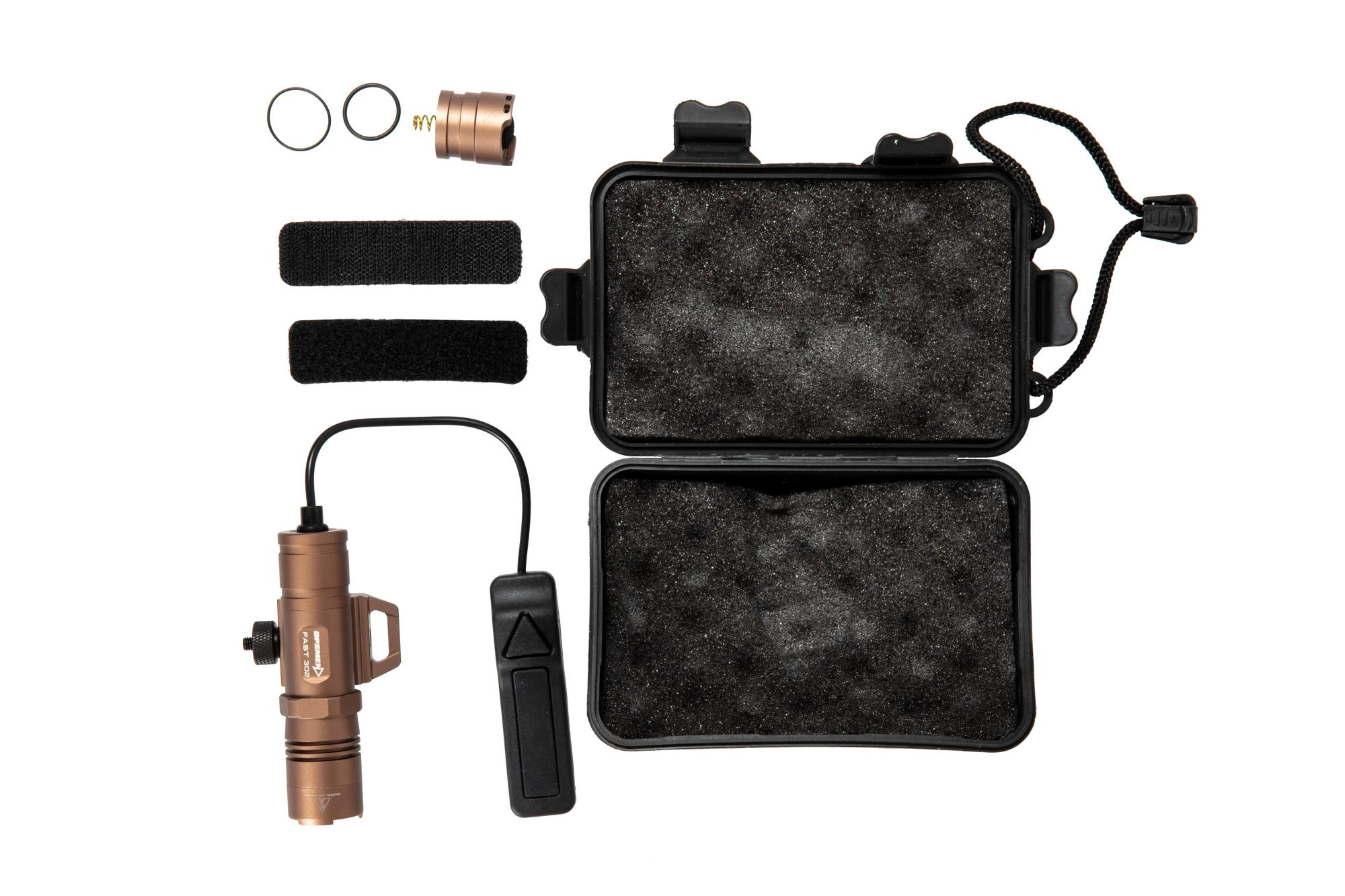 Latarka taktyczna FAST 302R-TN - Tan OPS-11-029097-00 asgbox.pl Latarka taktyczna FAST 302R-TN - Tan - obrazek 4