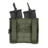 Podwójna ładownica MOLLE na 2 magazynki typu M4/M16 - oliwkowa OD-G-IVG-19-031141-00 asgbox.pl