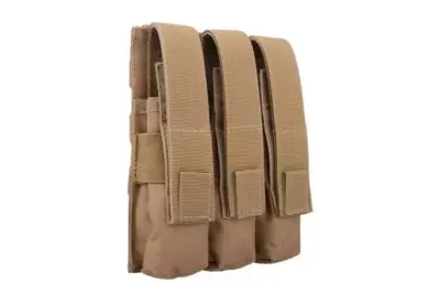Potrójna ładownica na magazynki typu MP5 - Tan - obrazek 3
