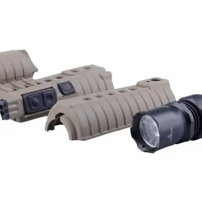 Alternative view of Chwyt przedni z latarką M500A do replik typu M4 - tan