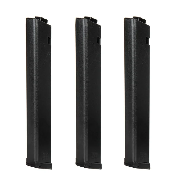 asgbox.pl - Zestaw 3 magazynków mid-cap 120 kulek do replik KWA QRF Mod.2