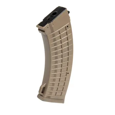 asgbox.pl - Magazynek mid-cap 110 kulek do replik AK - tan