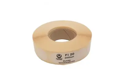 asgbox.pl - Zaklejki do tarcz 20mm - 2000 szt. - białe