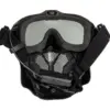 Maska z goglami i wentylatorem - czarna OD-G-UTT-28-030293-00 asgbox.pl