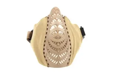 Maska Half Face - tan - obrazek 2