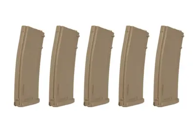 Zestaw 5 magazynków S-Mag Hi-Cap na 380 kulek - Tan - obrazek 4