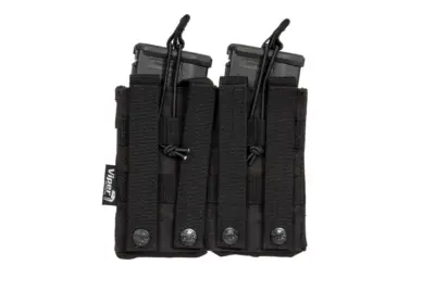 Ładownica Quick Release na 2 magazynki typu M4/M16 - czarna - obrazek 3