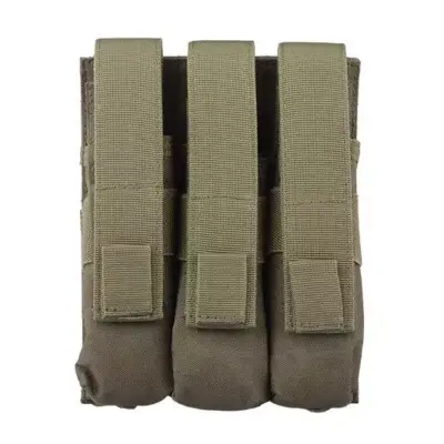 asgbox.pl - Potrójna ładownica na magazynki typu MP5 - oliwkowa