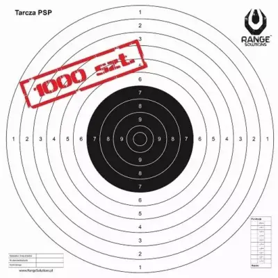 asgbox.pl - Tarcze Strzeleckie TS-2 PSP - 1000 szt.