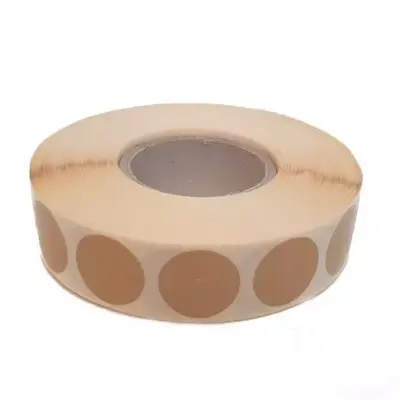 asgbox.pl - Zaklejki tarczy IPSC 20mm - 2000 szt. - brązowe