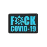 asgbox.pl - Naszywka 3D - COVID-19 - niebieska
