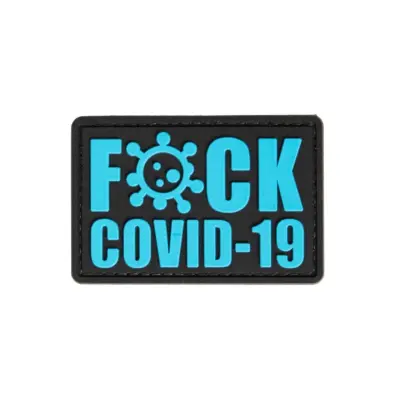 asgbox.pl - Naszywka 3D - COVID-19 - niebieska