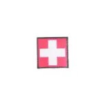 asgbox.pl - Naszywka IR - Krzyż medyczny - czerwona