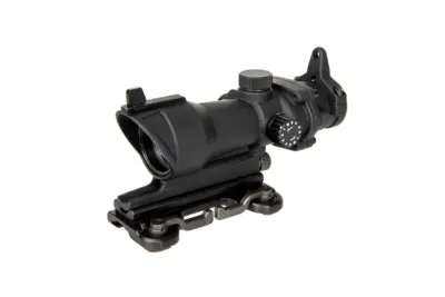 Replika lunety ACOG Style 4x32 z podświetleniem i montażem QD - czarna - obrazek 2