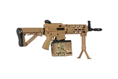 Replika karabinu maszynowego CM16 LMG  - tan - obrazek 4