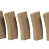 Zestaw 5 magazynków hi-cap 300 kulek do M4/M16 - tan OD-G-SPE-05-005260-00 asgbox.pl
