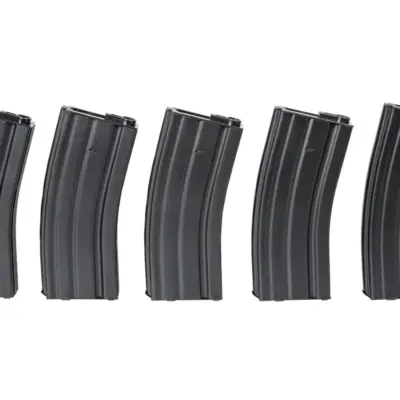 Alternative view of Zestaw 5 magazynków hi-cap na 300 kulek do replik M4/M16 - czarny