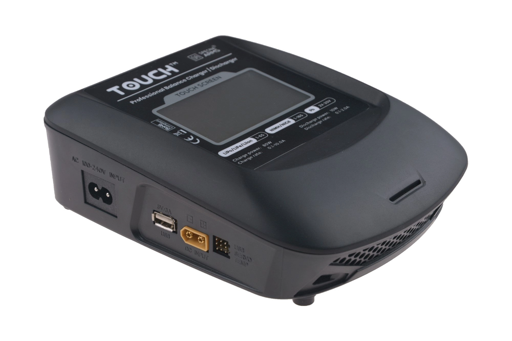 Ładowarka mikroprocesorowa Touch™ z balancerem - z zasilaczem SPE-07-023784-00 asgbox.pl Ładowarka mikroprocesorowa Touch™ z balancerem - z zasilaczem - obrazek 4