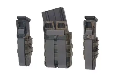 Zestaw ładownic FAST na magazynki 5,56 i 9mm - woodland - obrazek 3
