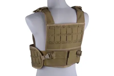 Lekka kamizelka taktyczna Laser-Cut - tan - obrazek 3