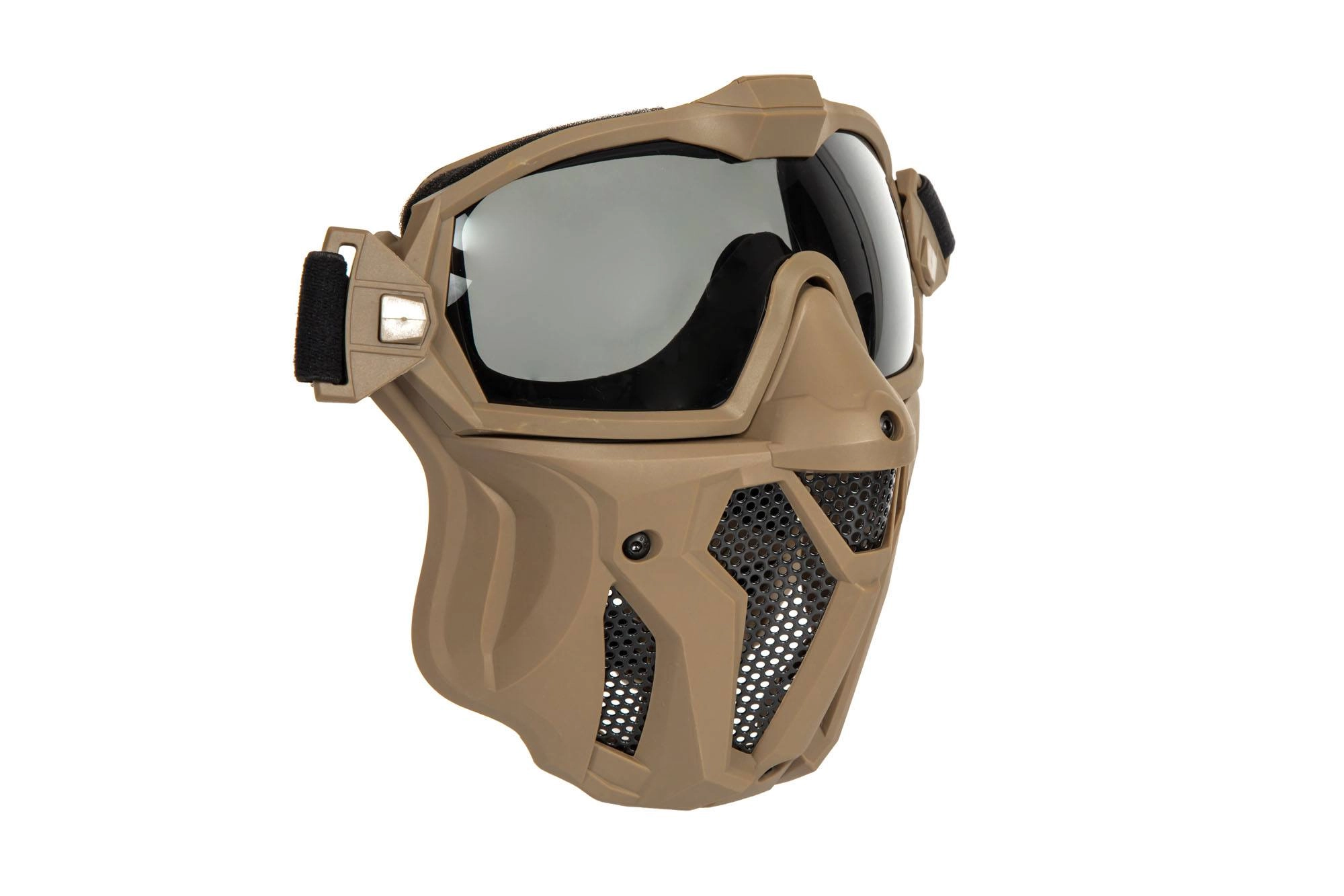 Maska z goglami i wentylatorem - Tan UTT-28-030294-00 asgbox.pl Maska z goglami i wentylatorem - Tan - obrazek 3