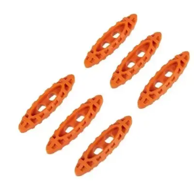 asgbox.pl - Zestaw zapasowych ściągaczy do plecaków - pomarańczowy