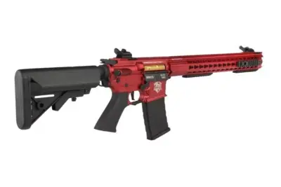 Replika karabinka ASR119 BOAR KeyMod - czarny/czerwony - obrazek 4
