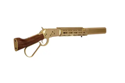 Replika karabinu 1873RS (Real Wood) - złota - obrazek 3