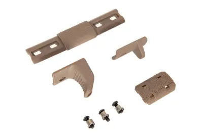 asgbox.pl - Modułowy chwyt Hand Stop Kit na szynę KeyMod - tan