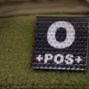 Naszywka IR z grupą krwi: 0 POS OD-G-KAM-30-002086-00 asgbox.pl
