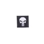 asgbox.pl - Naszywka IR - Punisher - czarna