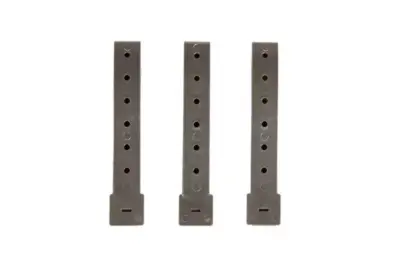 Zestaw 3 polimerowych klamer 5" - Mass Grey - obrazek 2