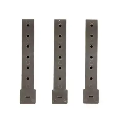 Alternative view of Zestaw 3 polimerowych klamer 5" - Mass Grey