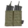 Podwójna ładownica Laser-Cut MOLLE na 2 magazynki typu M4/M16 - Ranger Green OD-G-IVG-19-031140-00 asgbox.pl