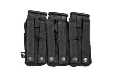 asgbox.pl - Potrójna ładownica na 6 magazynków typu M4/M16 - czarna
