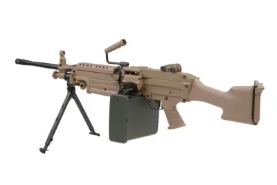 Replika karabinu maszynowego H.M.G. MK2 - tan - obrazek 4